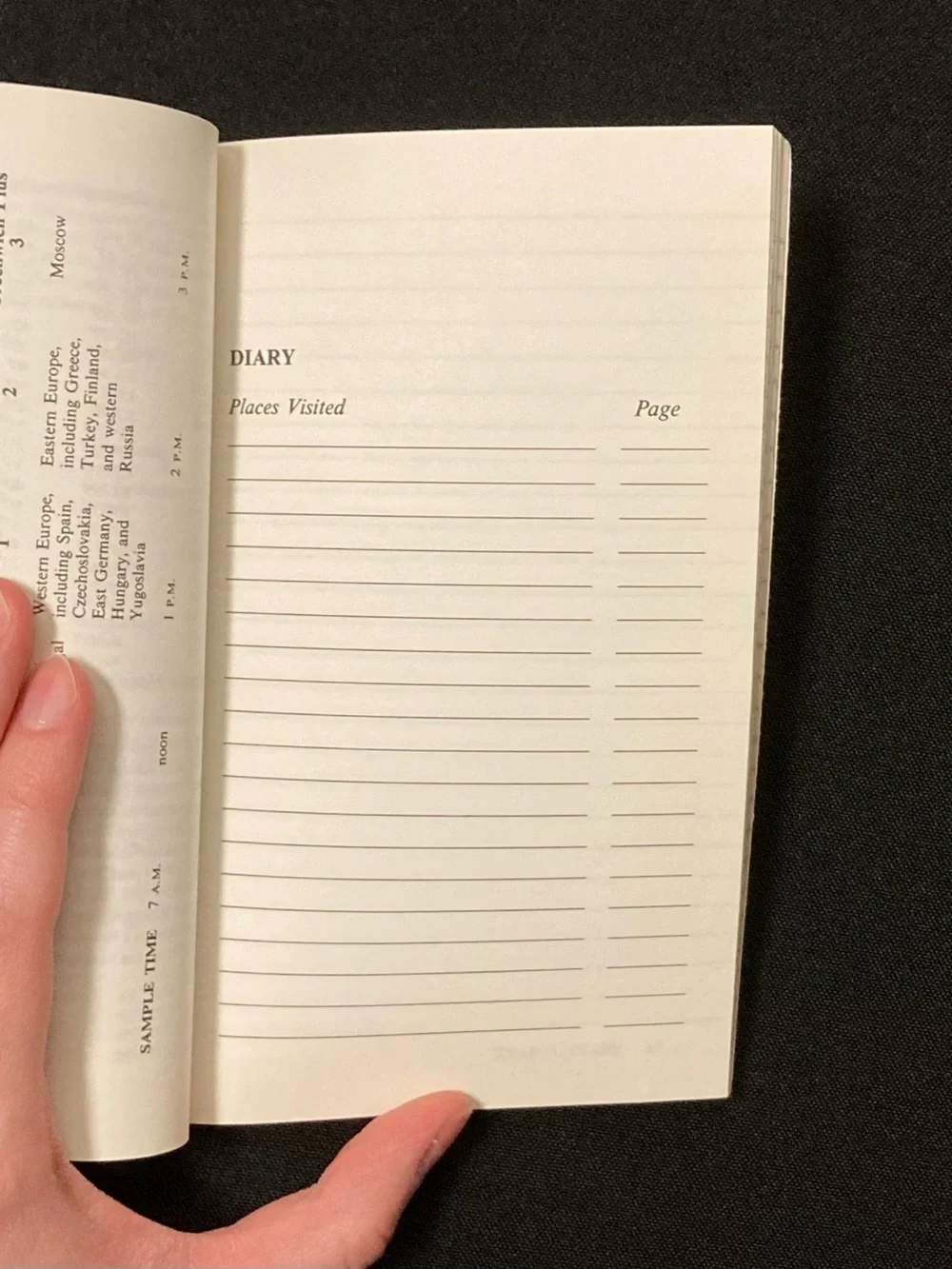 ⭐️ Vintage 1988 Harvard Student Agency Let’s Go Travel Diary Rainbow Paperback